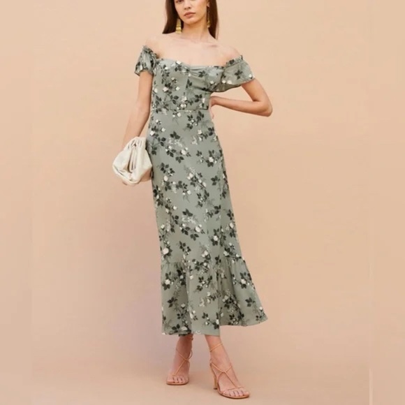 Reformation Dresses & Skirts - Reformation Butterfly Dress in Verde